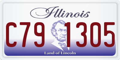 IL license plate C791305