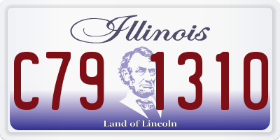 IL license plate C791310