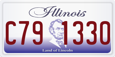 IL license plate C791330