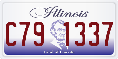 IL license plate C791337