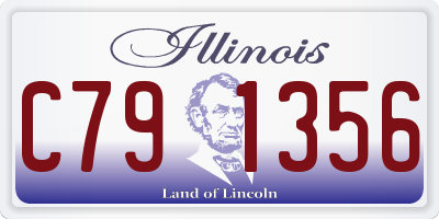 IL license plate C791356