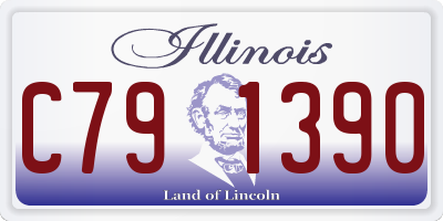 IL license plate C791390