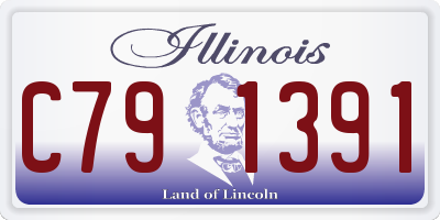 IL license plate C791391