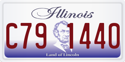 IL license plate C791440