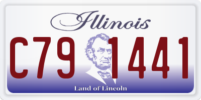 IL license plate C791441