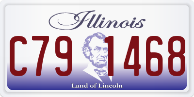 IL license plate C791468