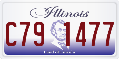 IL license plate C791477