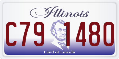IL license plate C791480