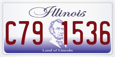 IL license plate C791536