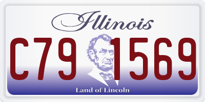 IL license plate C791569
