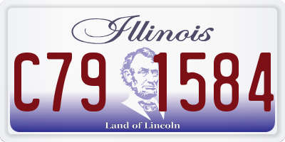 IL license plate C791584