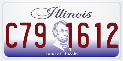 IL license plate C791612