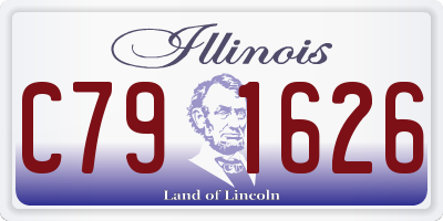 IL license plate C791626