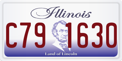 IL license plate C791630