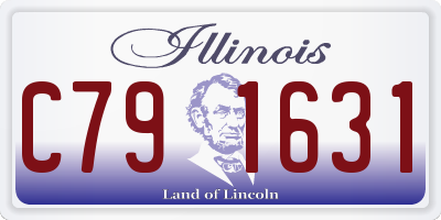 IL license plate C791631
