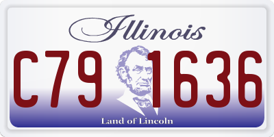 IL license plate C791636