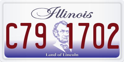 IL license plate C791702