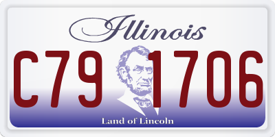 IL license plate C791706