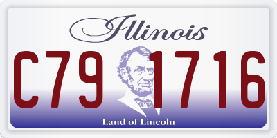 IL license plate C791716