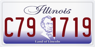 IL license plate C791719