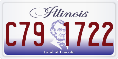 IL license plate C791722
