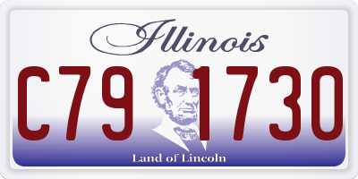 IL license plate C791730