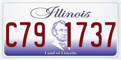 IL license plate C791737