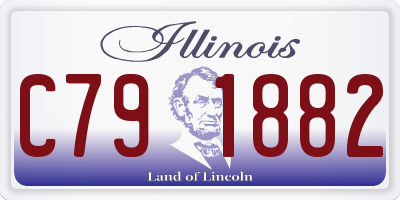IL license plate C791882