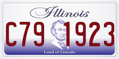 IL license plate C791923