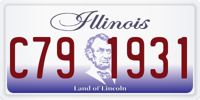 IL license plate C791931