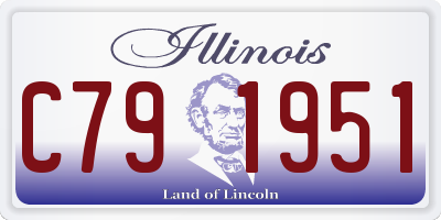 IL license plate C791951