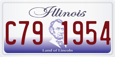 IL license plate C791954