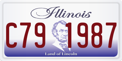 IL license plate C791987
