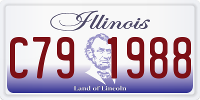 IL license plate C791988