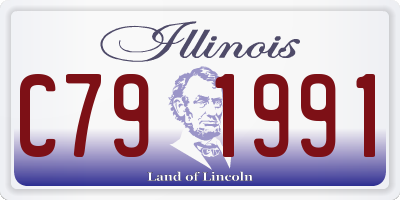 IL license plate C791991