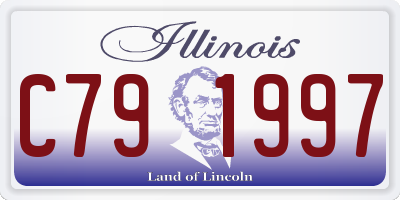 IL license plate C791997