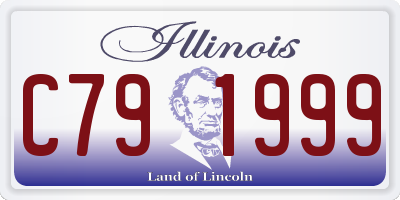 IL license plate C791999