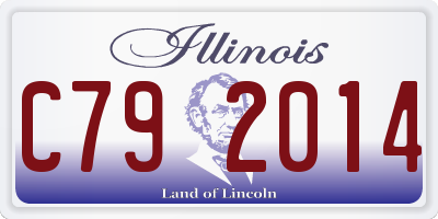 IL license plate C792014