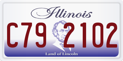 IL license plate C792102