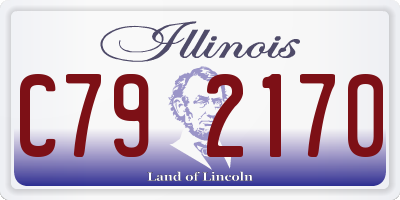IL license plate C792170