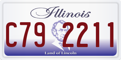 IL license plate C792211