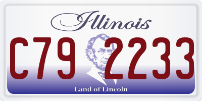 IL license plate C792233