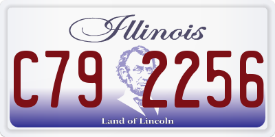 IL license plate C792256