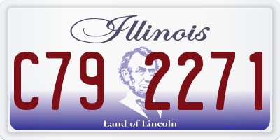 IL license plate C792271