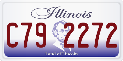 IL license plate C792272