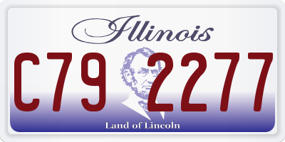 IL license plate C792277