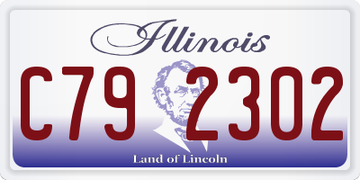 IL license plate C792302
