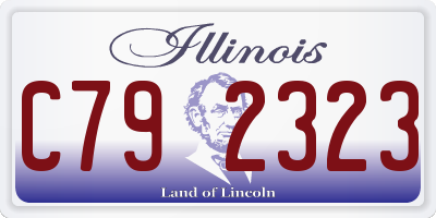 IL license plate C792323