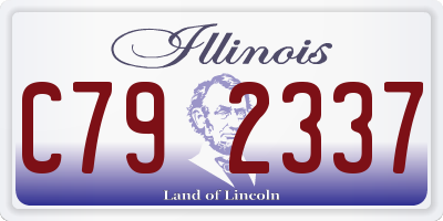 IL license plate C792337