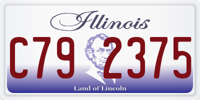 IL license plate C792375